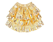 Load image into Gallery viewer, Gold Pleated Skirt