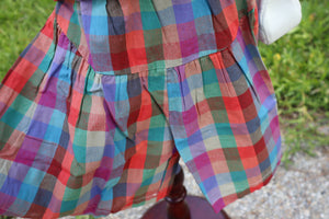 Plaid Shorts 2pc Set