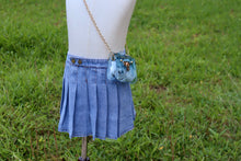 Load image into Gallery viewer, Denim Pleated Tennis Skirt