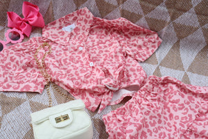 Pink Cheetah Print 2pc Set