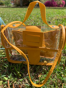 Cutie Pie “Clear Catch” Shoulder Bag