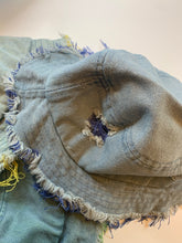 Load image into Gallery viewer, Denim Distressed Colored Bucket Hat