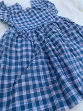 Load image into Gallery viewer, Summer Blues Plaid Dress