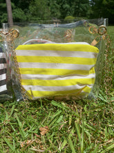 Load image into Gallery viewer, Cutie Pie Clear Stripe Handbags