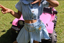 Load image into Gallery viewer, Denim Skirt Set