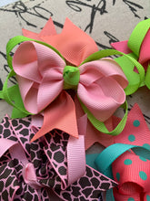 Load image into Gallery viewer, Hair Bows - 3/4inch Color Blend