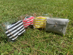 Cutie Pie Clear Stripe Handbags