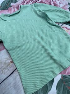 Puff Sleeve - Minty Top