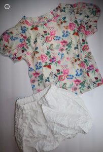 White Bloomer Shorts