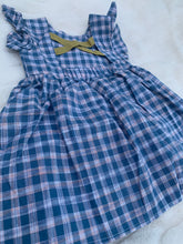 Load image into Gallery viewer, Summer Blues Plaid Dress